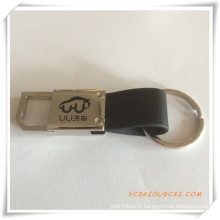 Porte-clés promotionnel en métal avec logo (PG03101)
